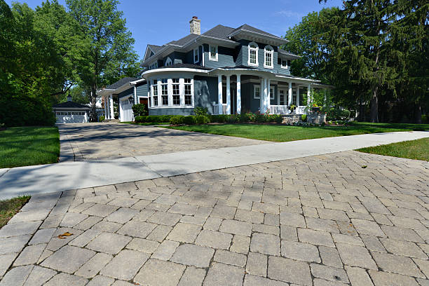 Paver Driveway Replacement in Silver Lakes, CA